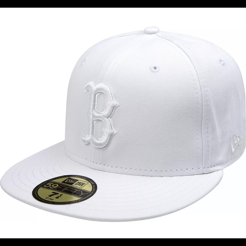 New Era MLB Boston Red Sox Hat White 7 3/4